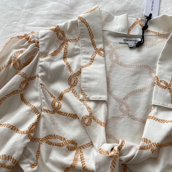 We wore what bisou crop top size xs $160 retail - Picture 3 of 7